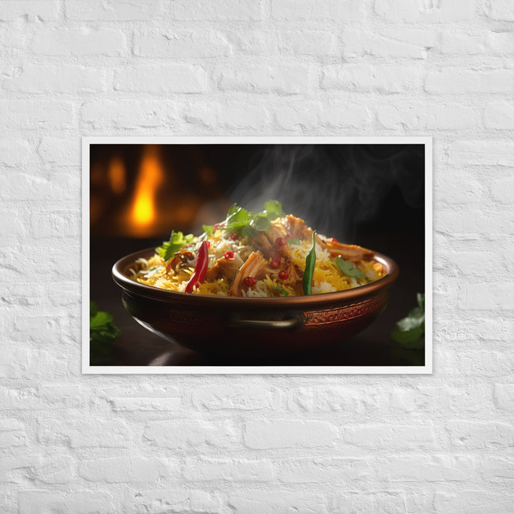 Dum Biryani Framed poster 🤤 from Yumify.AI