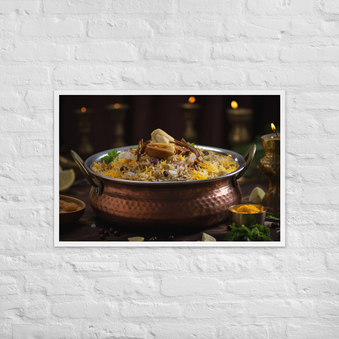 Dum Biryani Framed poster 🤤 from Yumify.AI