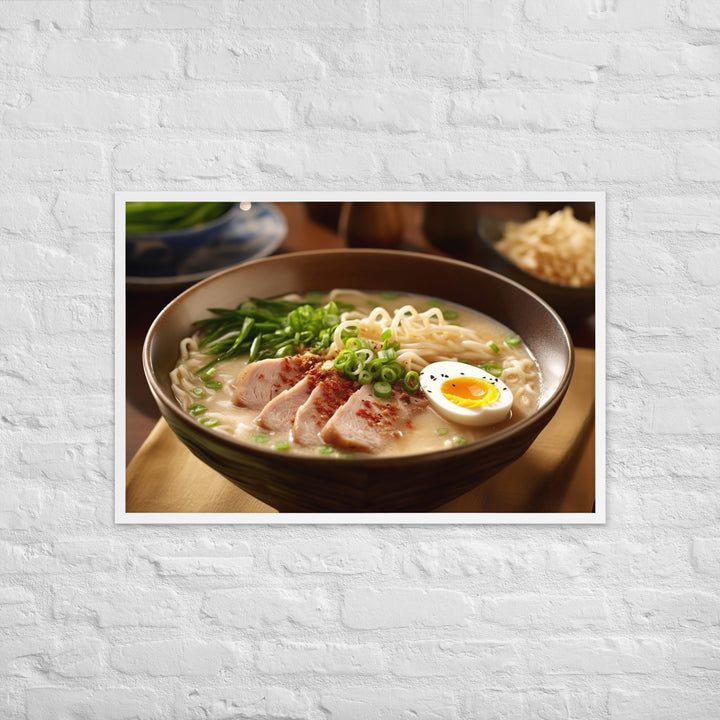 Tonkotsu Ramen Framed poster 🤤 from Yumify.AI