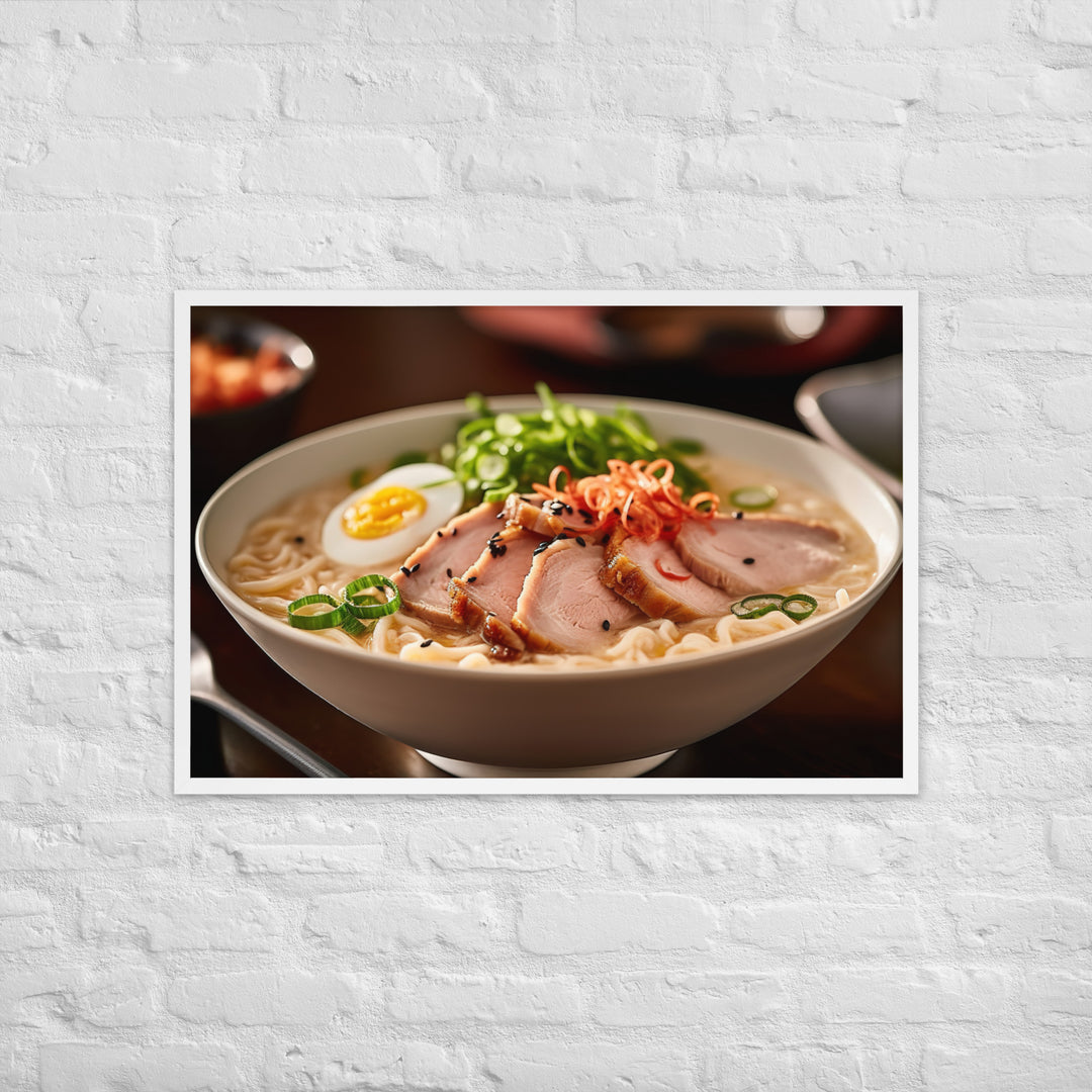 Tonkotsu Ramen Framed poster 🤤 from Yumify.AI