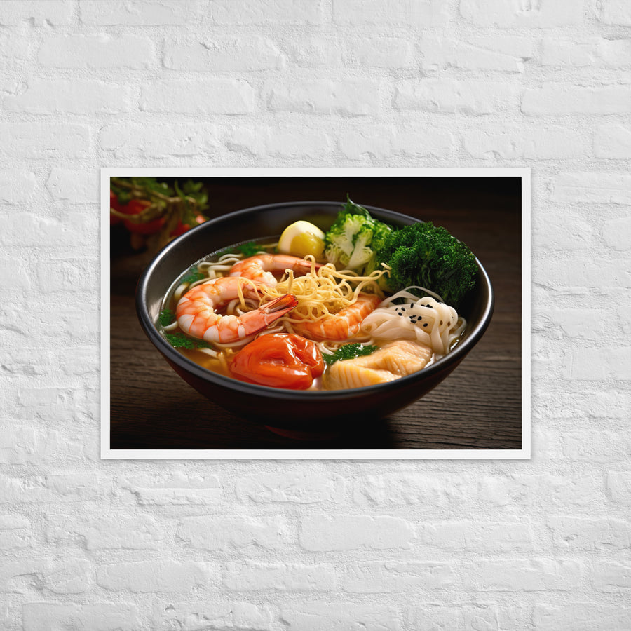 Shio Ramen Framed poster 🤤 from Yumify.AI