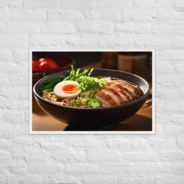 Chicken Ramen Framed poster 🤤 from Yumify.AI