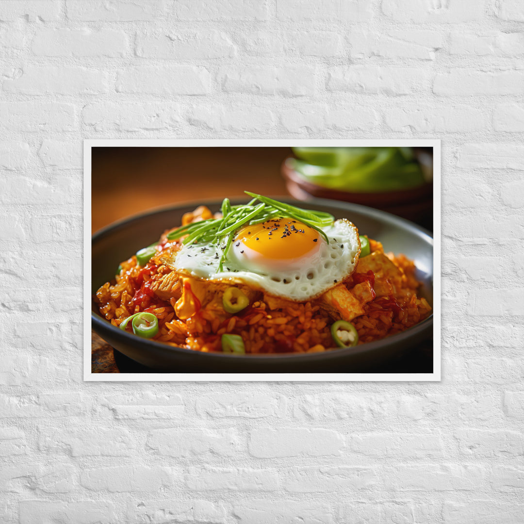 Kimchi Fried Rice Framed poster 🤤 from Yumify.AI