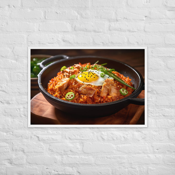 Kimchi Fried Rice Framed poster 🤤 from Yumify.AI