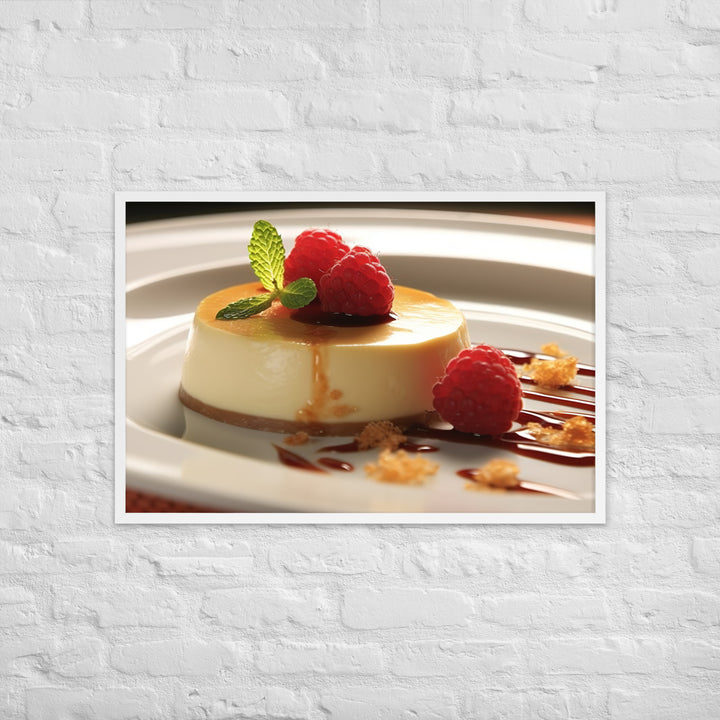 Cheese Dessert Framed poster 🤤 from Yumify.AI