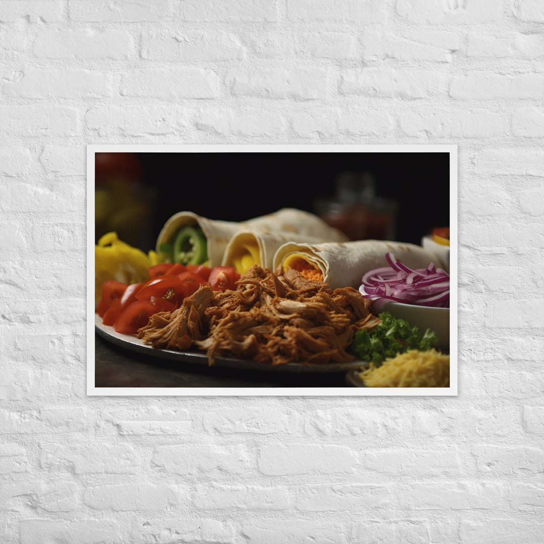 Shawarma Framed poster 🤤 from Yumify.AI