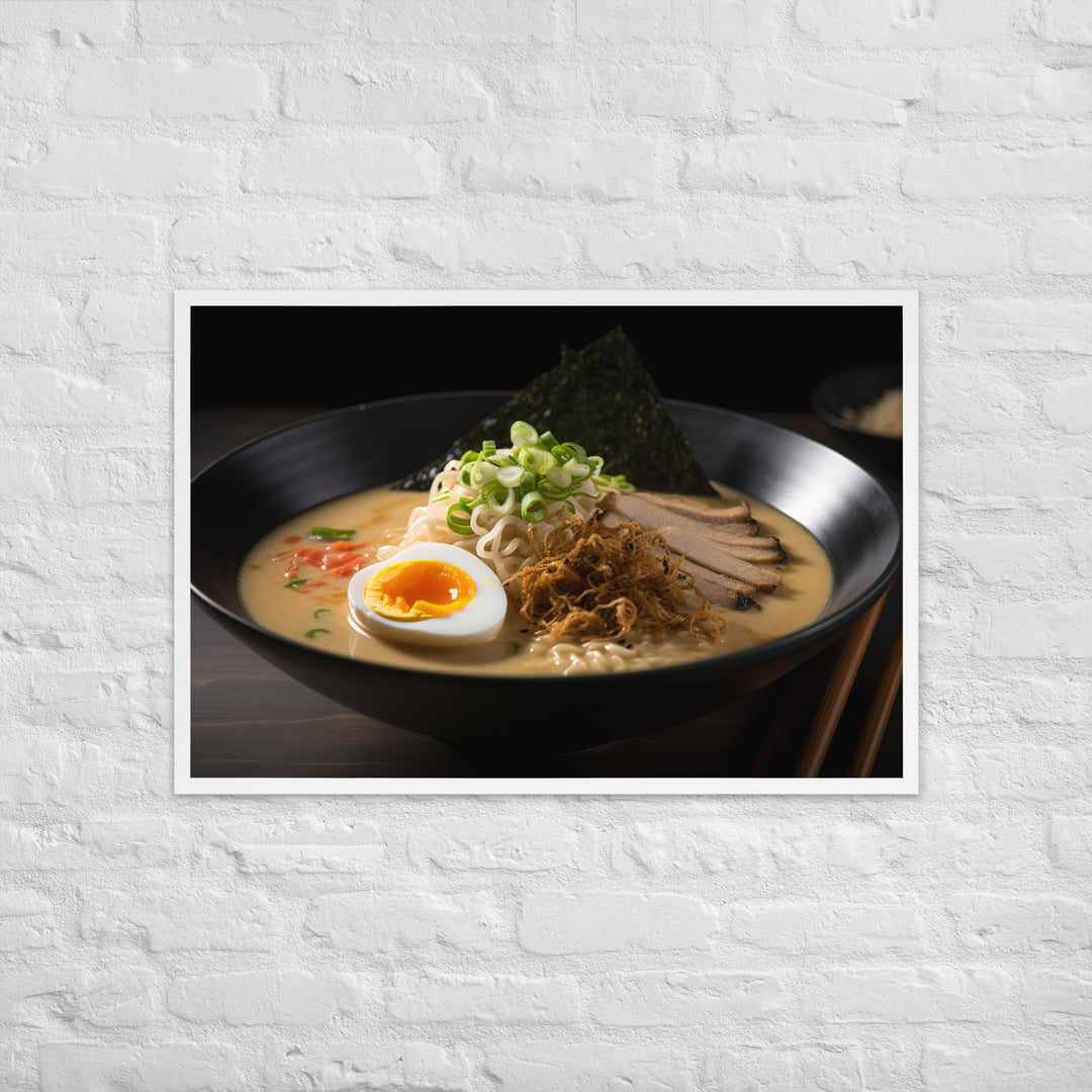 Miso Ramen Framed poster 🤤 from Yumify.AI