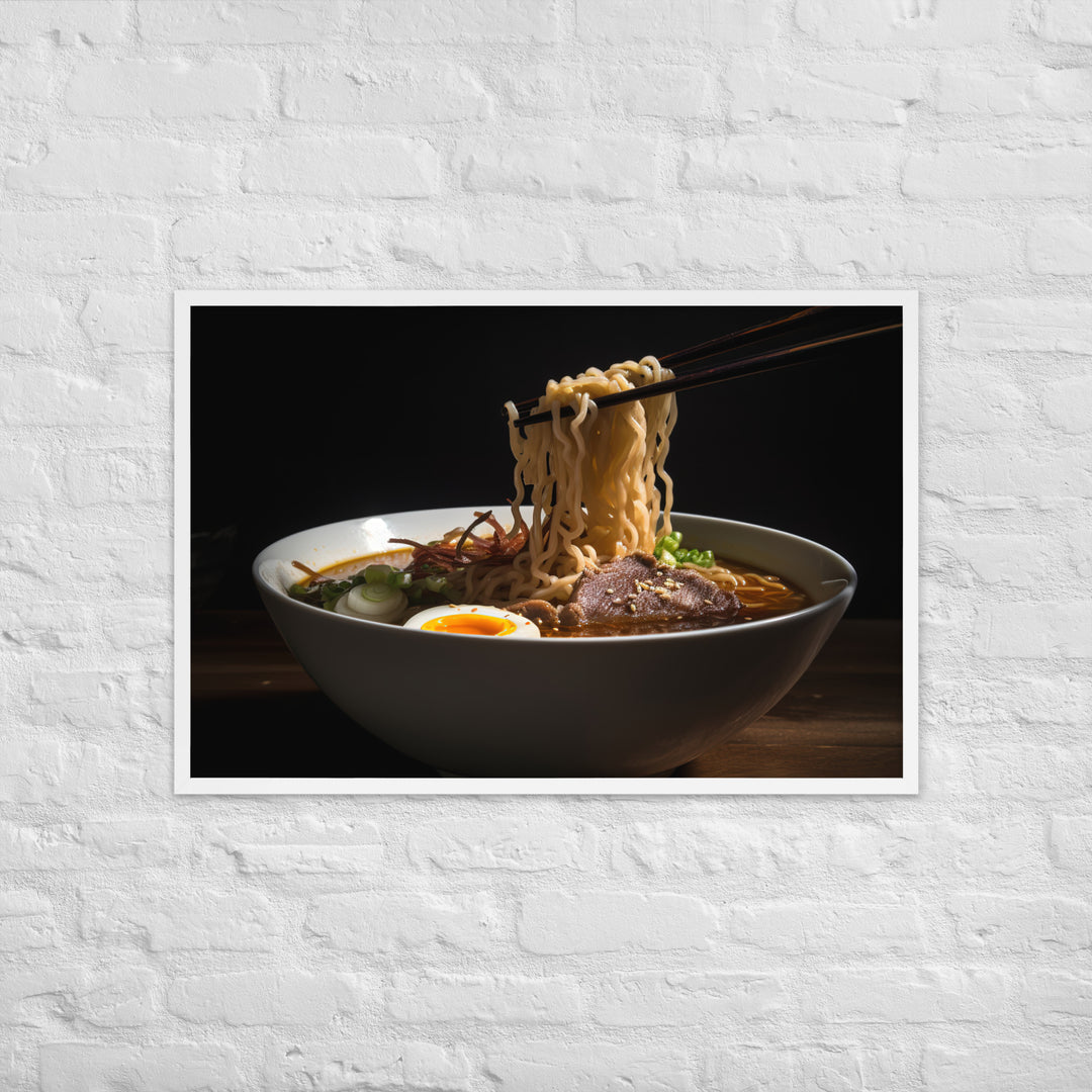 Beef Ramen Framed poster 🤤 from Yumify.AI