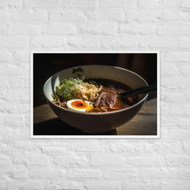 Beef Ramen Framed poster 🤤 from Yumify.AI