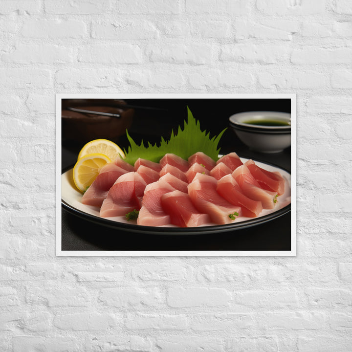 Sashimi Framed poster 🤤 from Yumify.AI