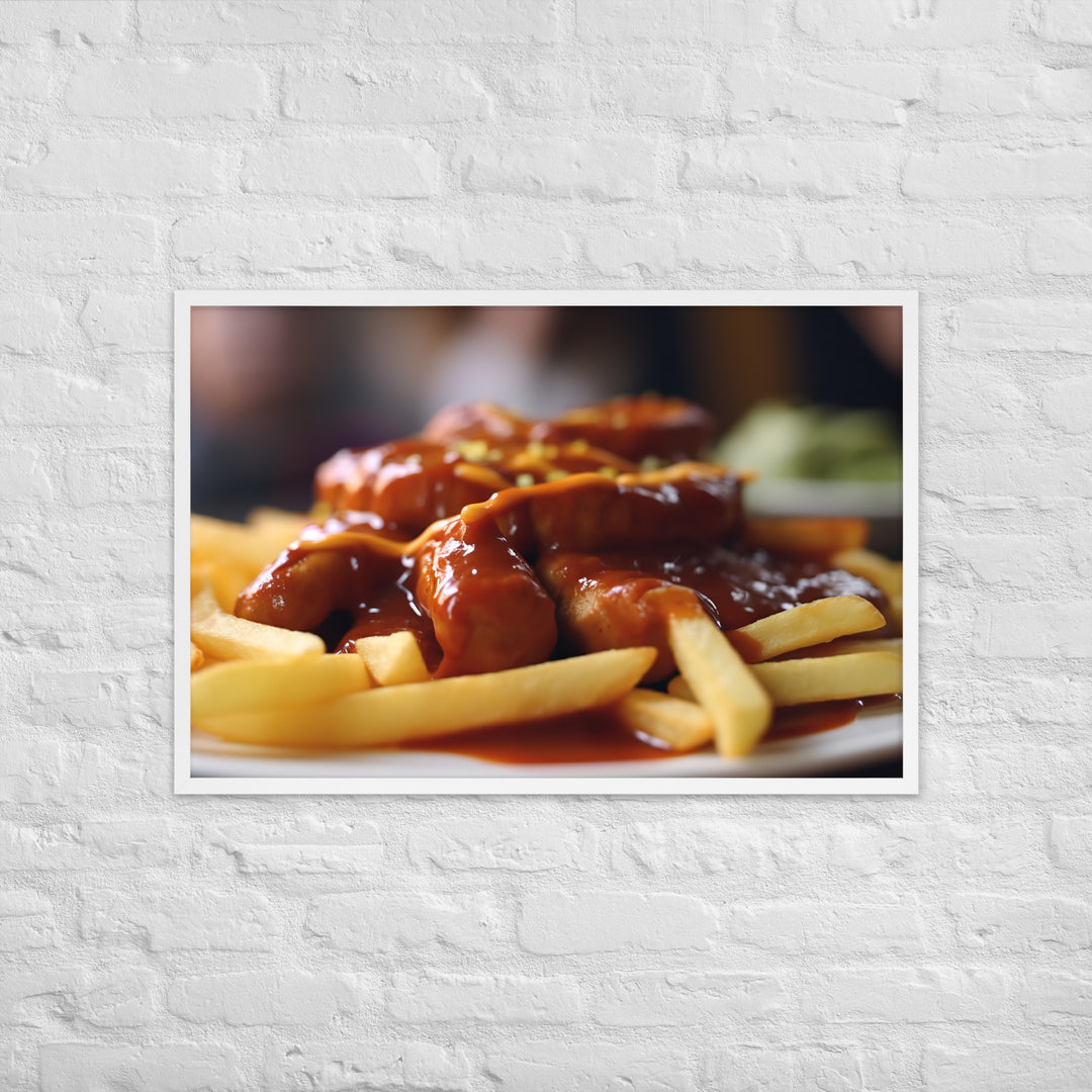 Currywurst Framed poster 🤤 from Yumify.AI