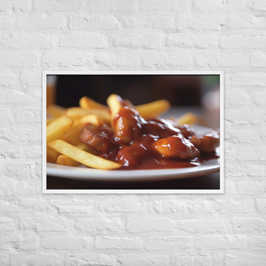 Currywurst Framed poster 🤤 from Yumify.AI