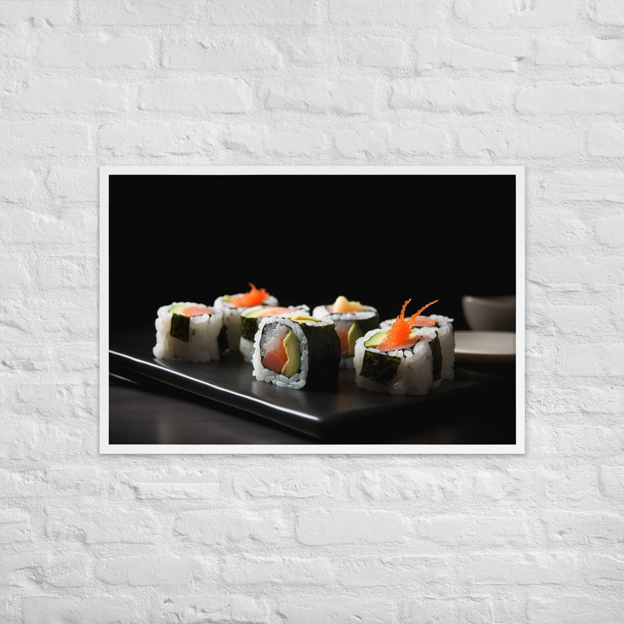 Maki Rolls Framed poster 🤤 from Yumify.AI