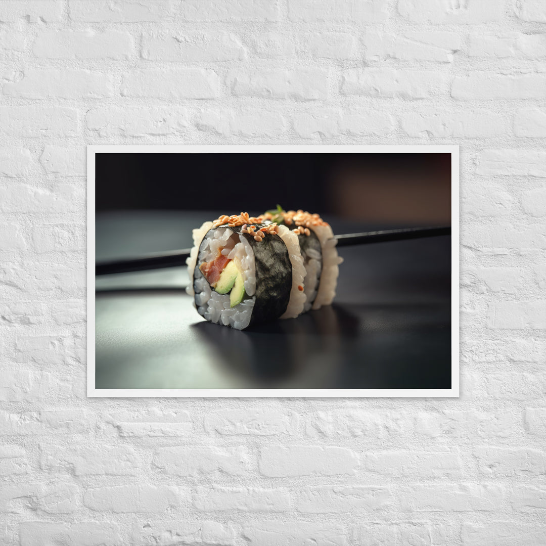 Maki Rolls Framed poster 🤤 from Yumify.AI