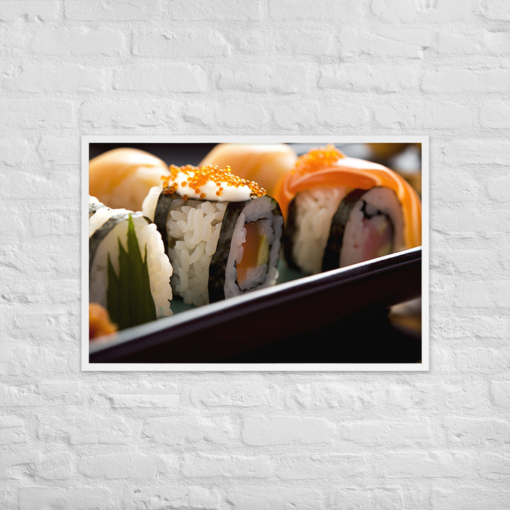 Sushi Framed poster 🤤 from Yumify.AI