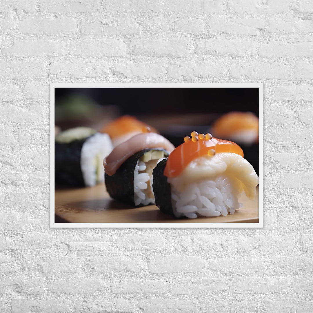 Sushi Framed poster 🤤 from Yumify.AI