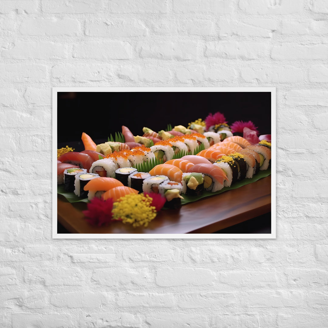 Sushi Framed poster 🤤 from Yumify.AI