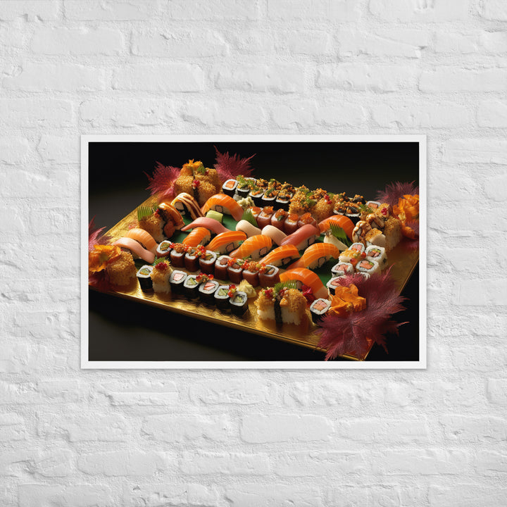 Sushi Framed poster 🤤 from Yumify.AI