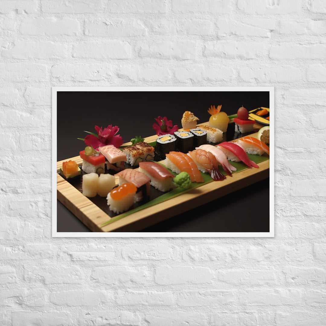 Sushi Framed poster 🤤 from Yumify.AI