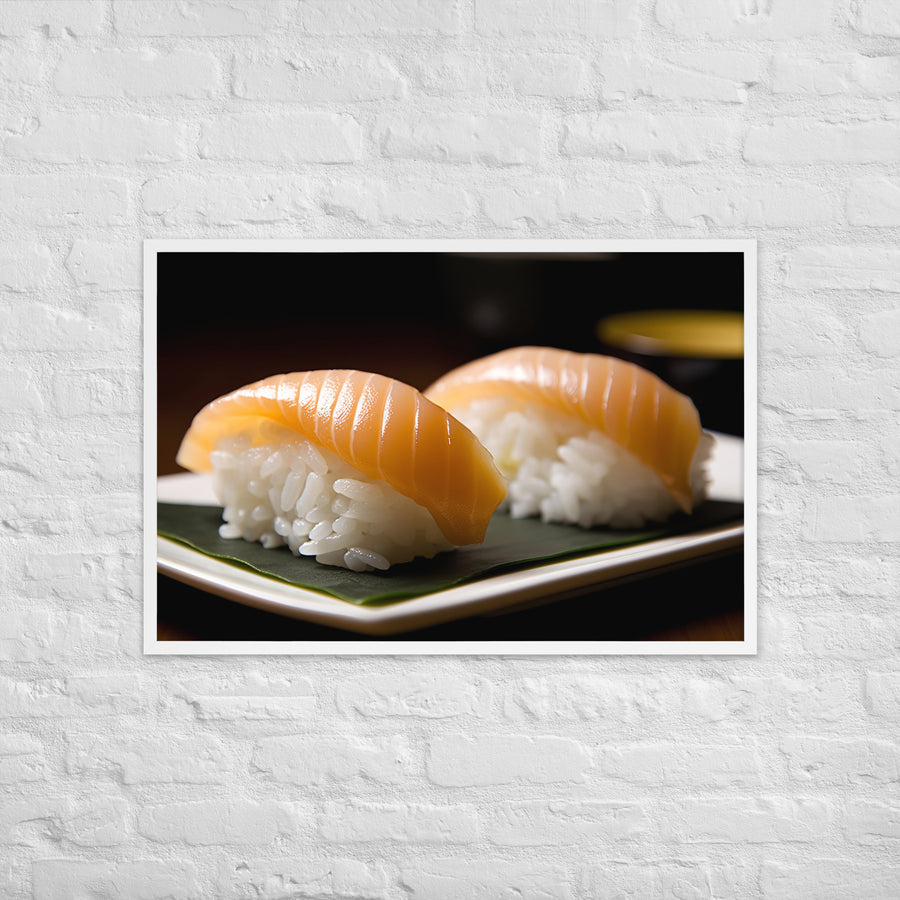 Nigiri Sushi Framed poster 🤤 from Yumify.AI