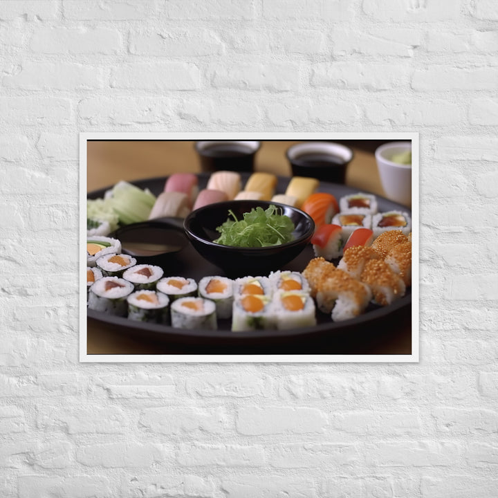 Sushi Framed poster 🤤 from Yumify.AI