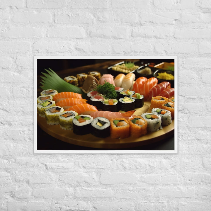 Sushi Framed poster 🤤 from Yumify.AI