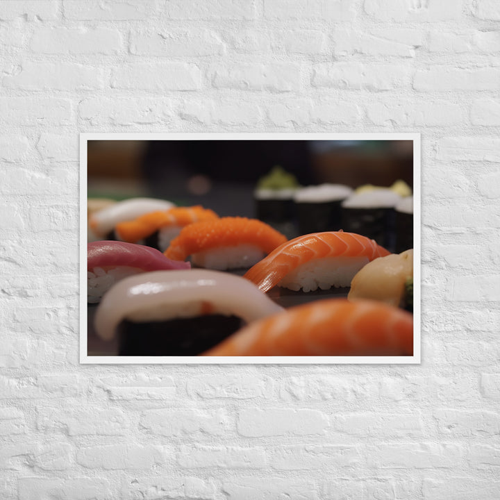 Sushi Framed poster 🤤 from Yumify.AI