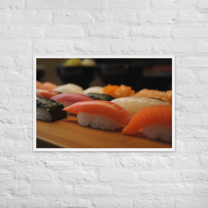 Sushi Framed poster 🤤 from Yumify.AI