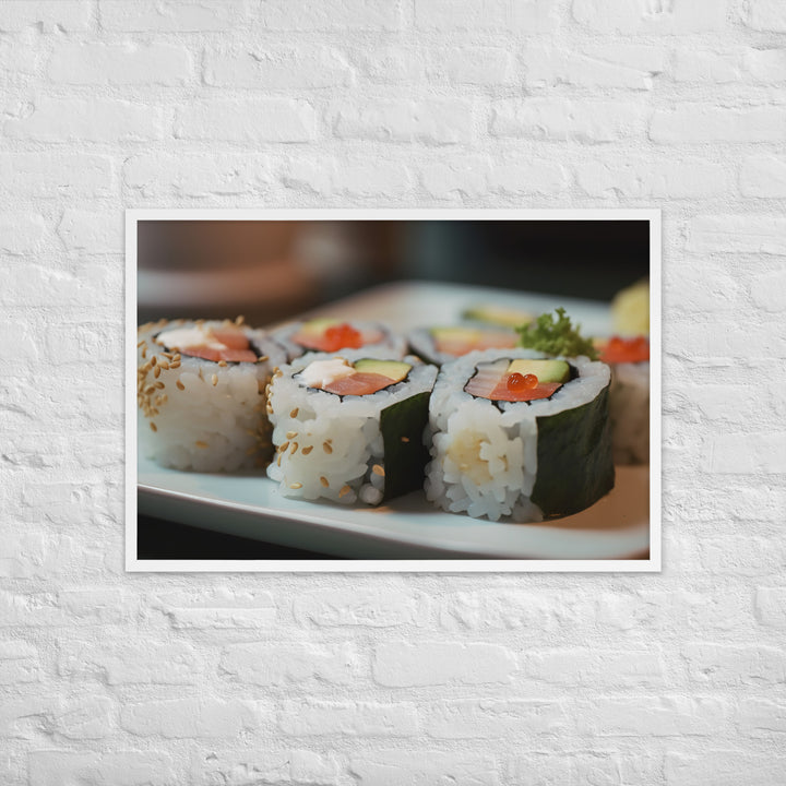 Sushi Framed poster 🤤 from Yumify.AI