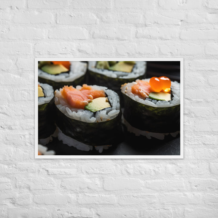 Sushi Framed poster 🤤 from Yumify.AI