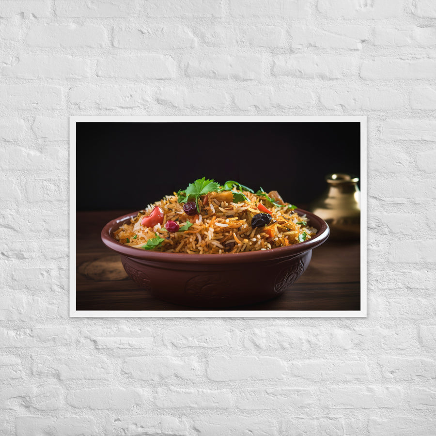 Biryani Framed poster 🤤 from Yumify.AI