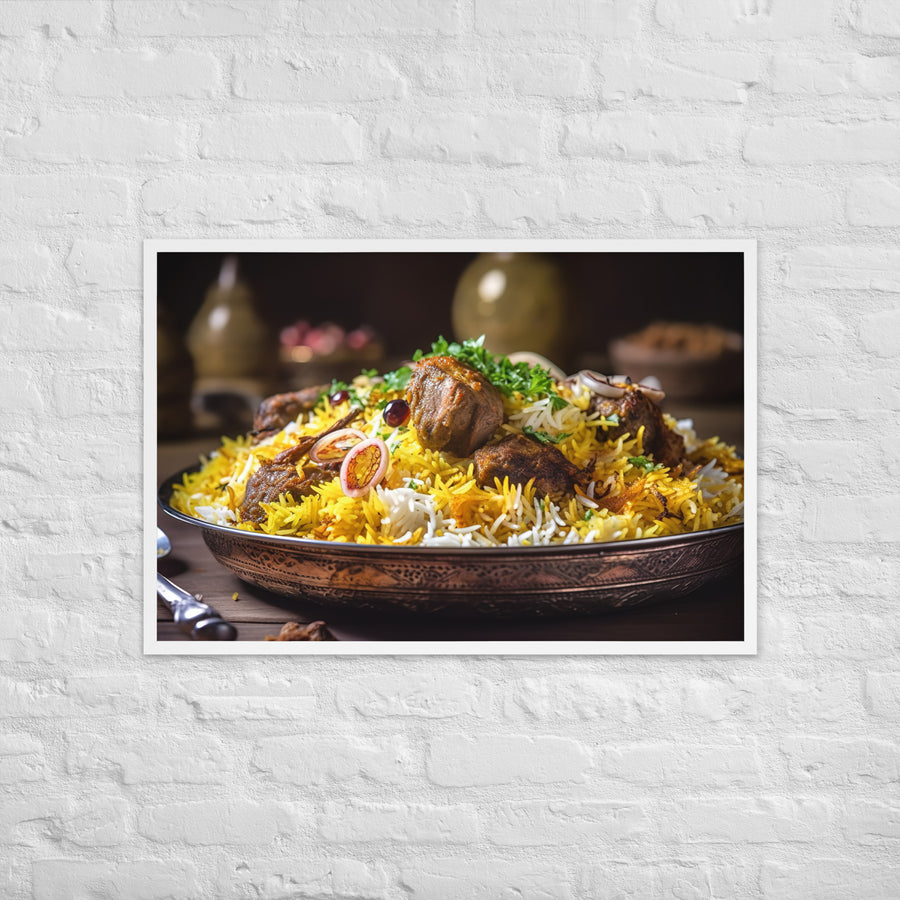Biryani Framed poster 🤤 from Yumify.AI