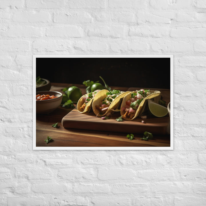 Taco Timeless Framed poster 🤤 from Yumify.AI