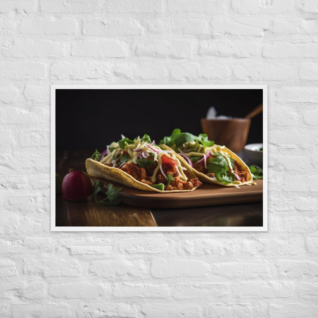 Taco Timeless Framed poster 🤤 from Yumify.AI