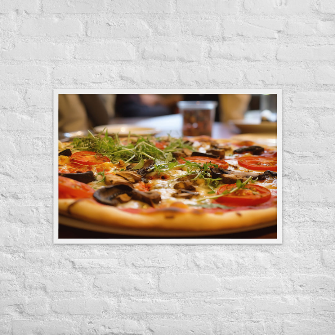 Pizza Framed poster 🤤 from Yumify.AI