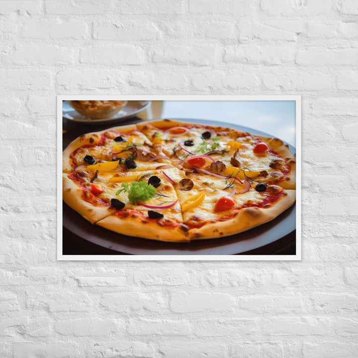 Pizza Framed poster 🤤 from Yumify.AI