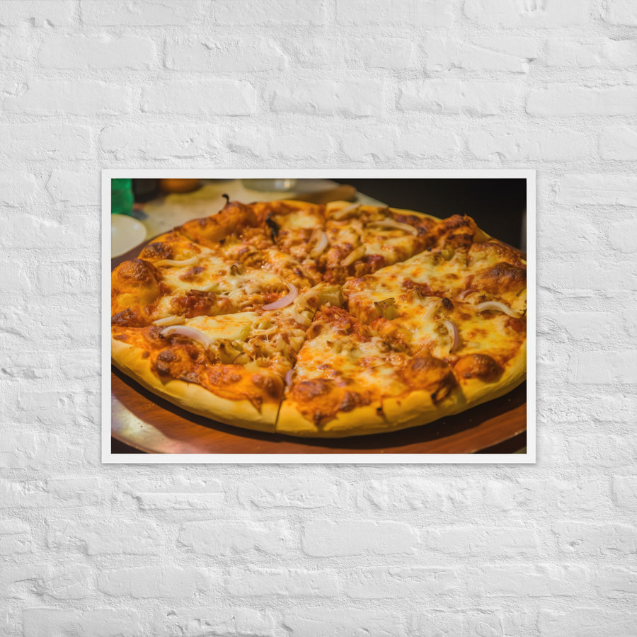 Pizza Framed poster 🤤 from Yumify.AI