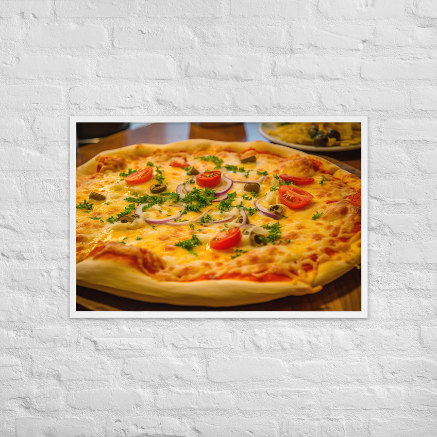 Pizza Framed poster 🤤 from Yumify.AI