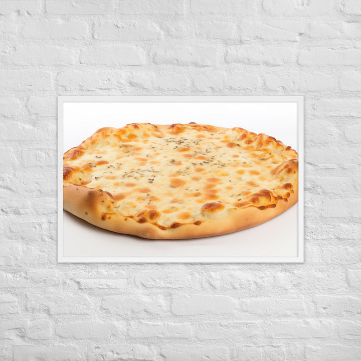 Cheese Pizza Framed poster 🤤 from Yumify.AI