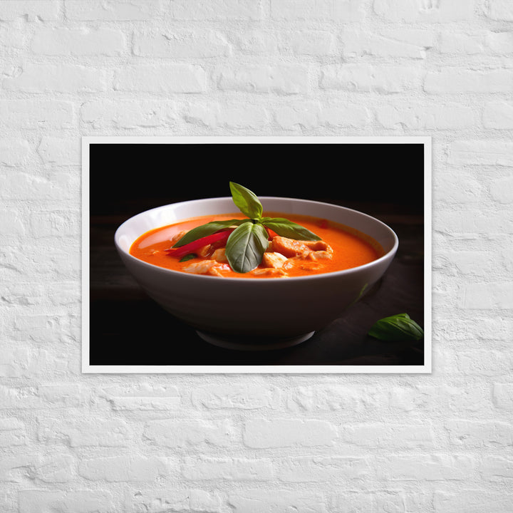 Red Curry Framed poster 🤤 from Yumify.AI