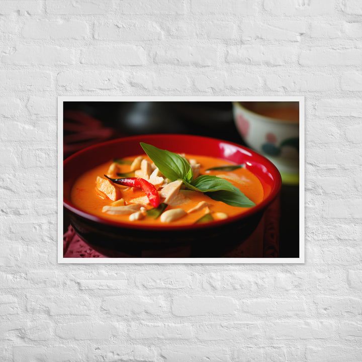 Red Curry Framed poster 🤤 from Yumify.AI