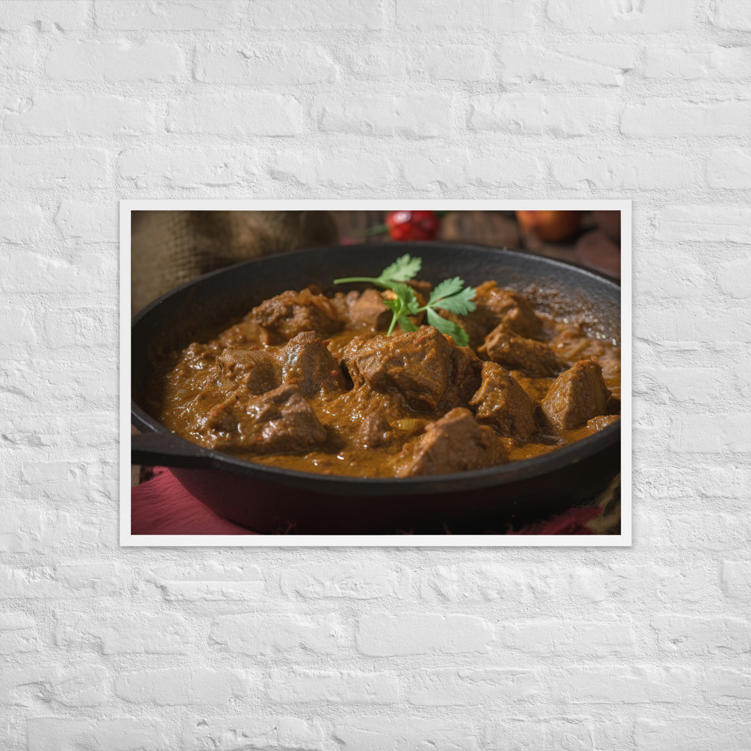 Lamb Curry Framed poster 🤤 from Yumify.AI