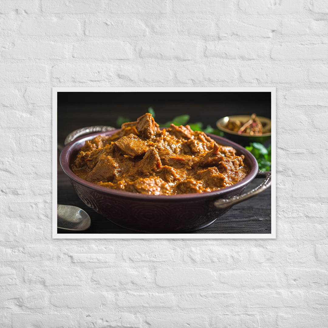 Lamb Curry Framed poster 🤤 from Yumify.AI