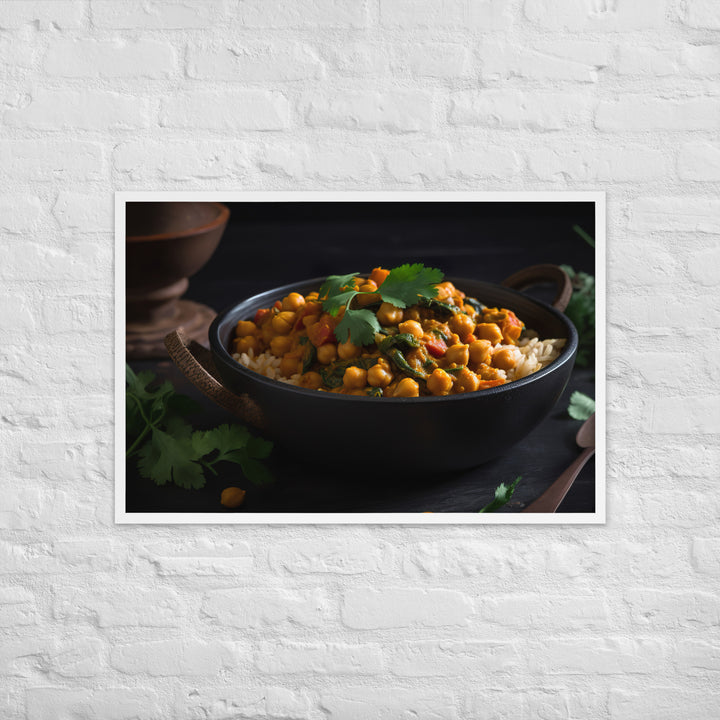 Chickpea Curry Framed poster 🤤 from Yumify.AI