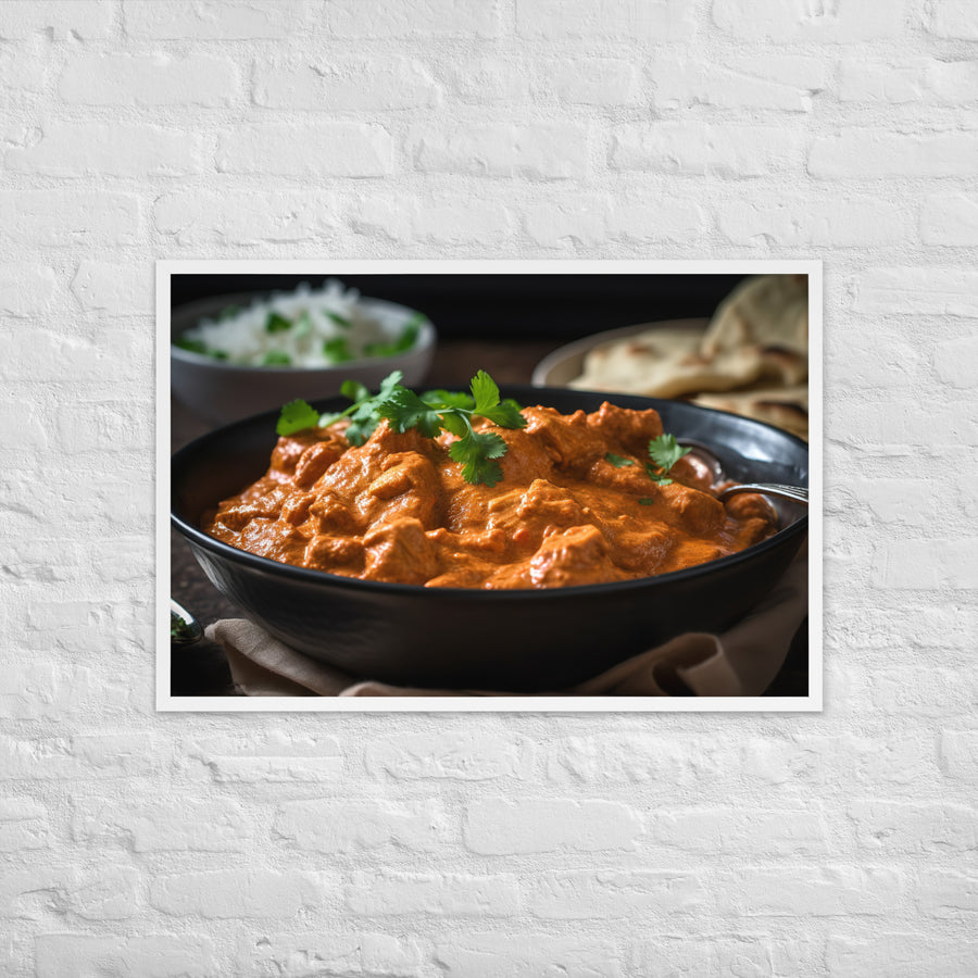 Butter Chicken Curry Framed poster 🤤 from Yumify.AI