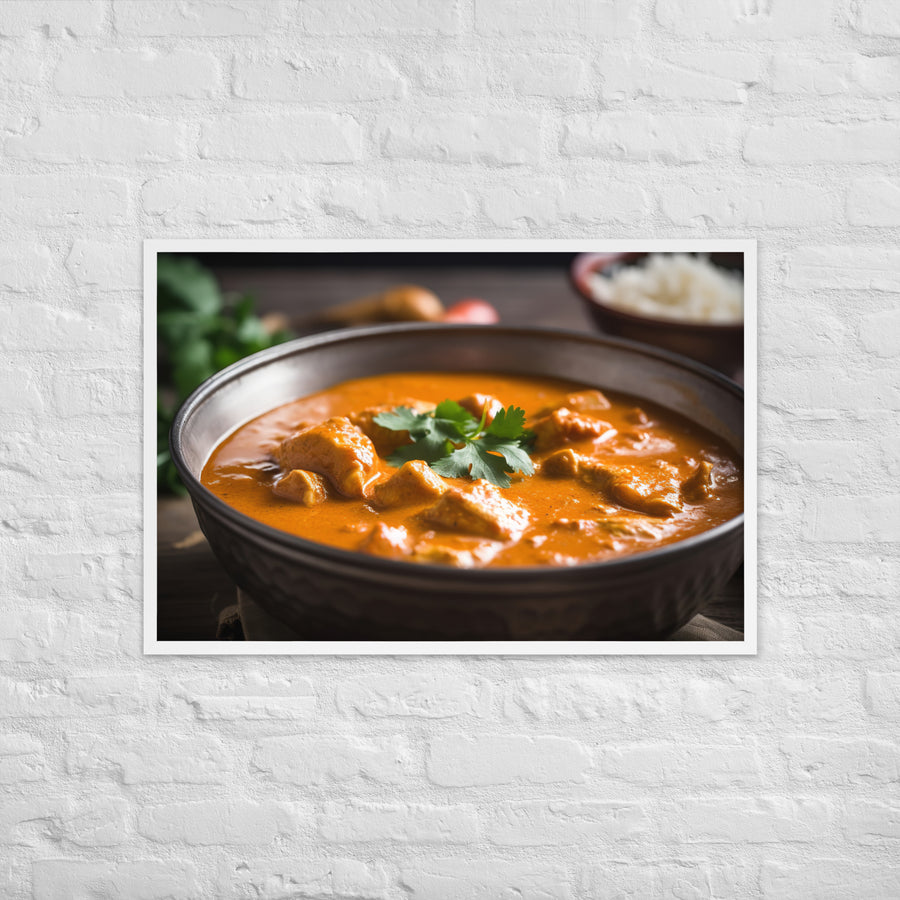 Butter Chicken Curry Framed poster 🤤 from Yumify.AI