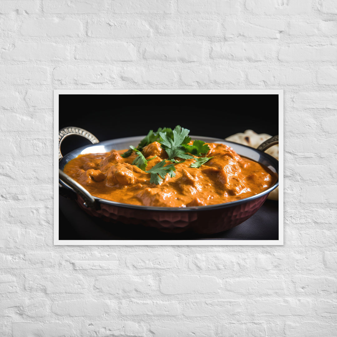 Butter Chicken Curry Framed poster 🤤 from Yumify.AI