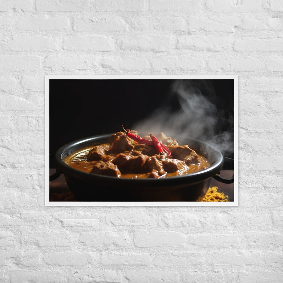 Beef Curry Framed poster 🤤 from Yumify.AI
