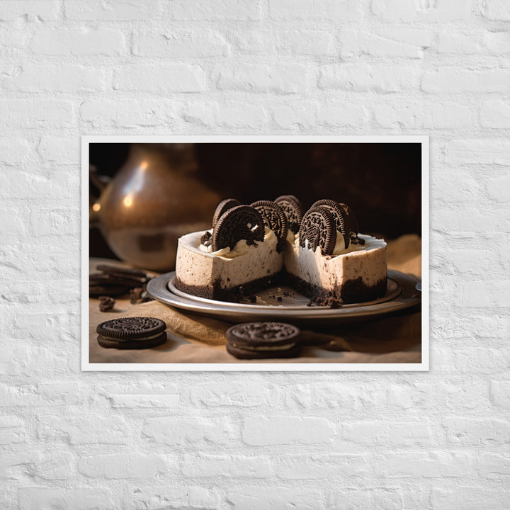 Oreo Cheesecake Framed poster 🤤 from Yumify.AI