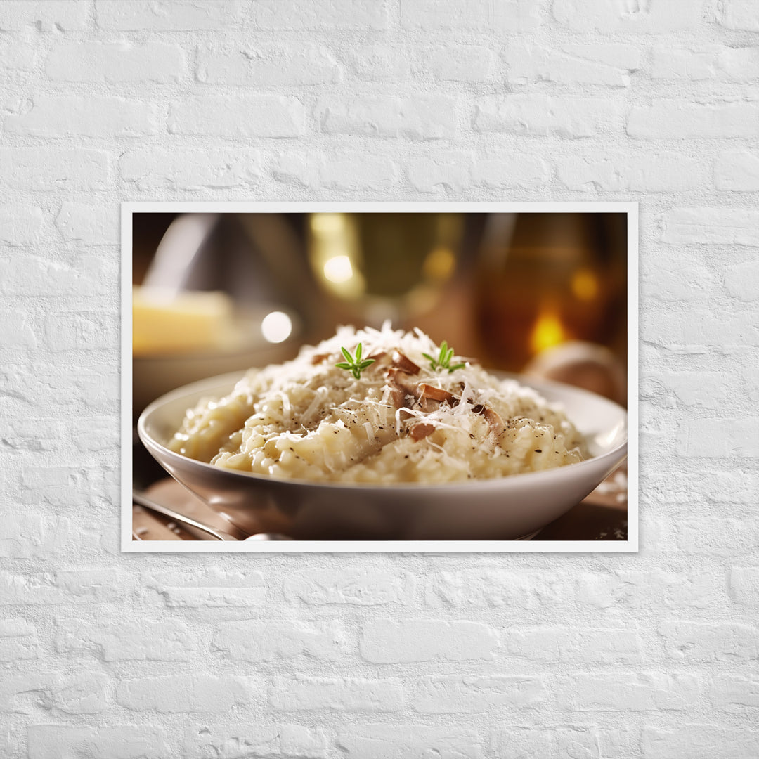 Parmesan Risotto Framed poster 🤤 from Yumify.AI